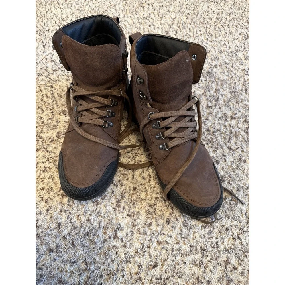 New SOREL ANKENY II HIKER PLUS Waterproof Boots Men's Brown Sz 11 US 44 EU